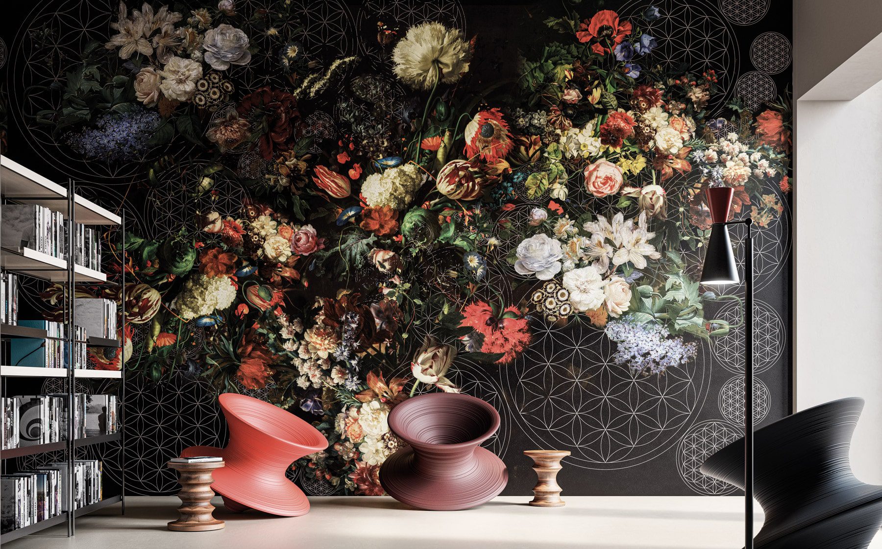 Colored Wallpaper gives a touch of light that infuses energy to environments. Discover the exclusive wallpaper collection.