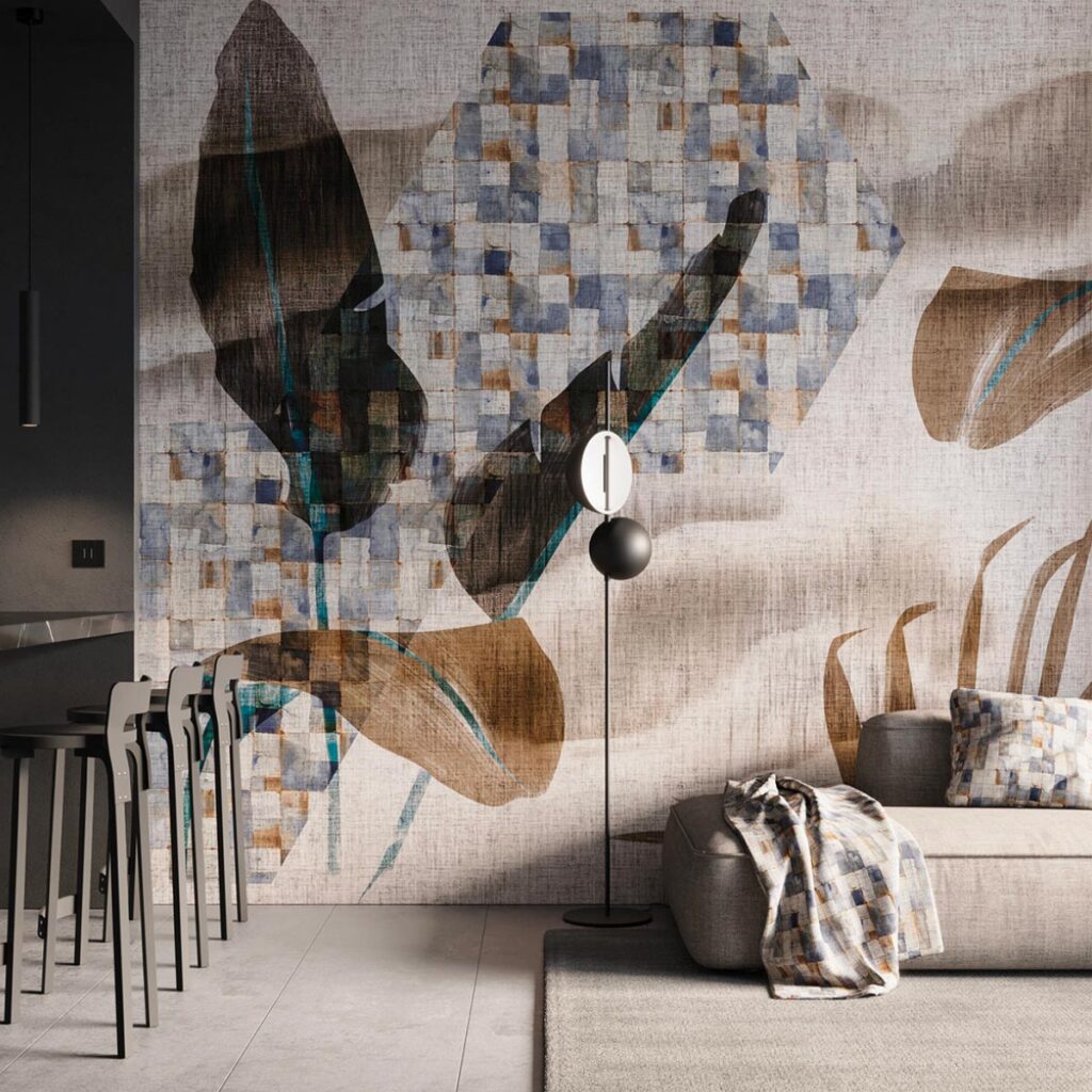 tissus d'ameublement grands et raffinés avec des graphismes, des textures et des matériaux tous rigoureusement Made in Italy